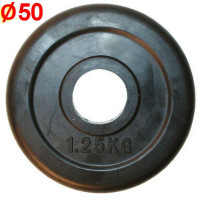 Блин обрезиненный d51 мм, 1,25 кг HKPL112