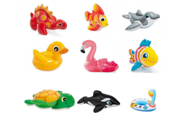 Надувные водные игрушки, 9 видов Intex 58590 600_380