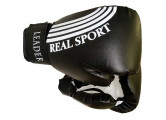 Боксерские перчатки Real Sport Leader черный 6 oz