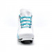 Лыжные ботинки NNN Spine Smart Lady 357/9M (T4) белый/бирюзовый 75_75