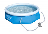 Бассейн 244х66см+фильтр-насос Bestway Fast Set 57268