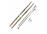 Лыжи Комплект 75 мм STC WAX Innovation black/red/green