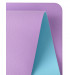 Коврик для йоги и фитнеса Star Fit FM-201, TPE, 183x61x0,6 см, фиолетовый пастель/синий пастель 75_75