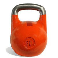 Гиря чемпионская Iron King 30 кг оранжевая с красной полосой
