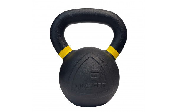 Чугунная гиря 16кг Live Pro Kettlebell LP8049-16 600_380