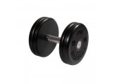 Гантель классик с вращающейся ручкой хром 20 кг MB Barbell MB-FdbEM-B20