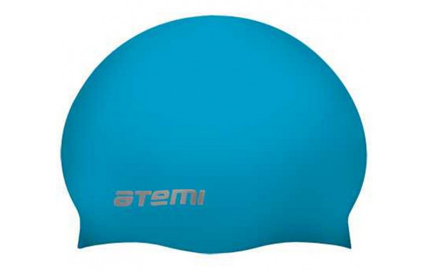 Шапочка для плавания Atemi TC403 тонкий силикон, голубой 600_380
