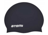 Шапочка для плавания Atemi TC401 тонкий силикон, черный