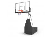 Баскетбольная стойка UnixFit Line B-Stand-TG PRO 72"x42" R45 H120-305 см BSTSFPPR305_72TGBK