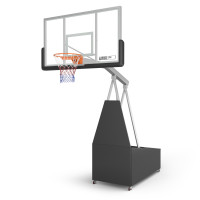 Баскетбольная стойка UnixFit Line B-Stand-TG PRO 72"x42" R45 H120-305 см BSTSFPPR305_72TGBK