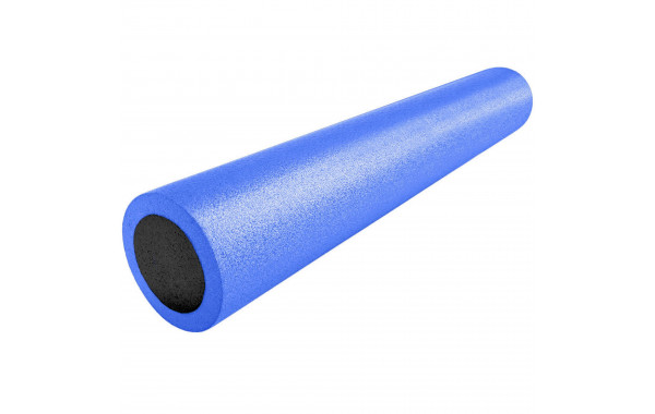 Ролик для йоги полнотелый 2-х цветный, 90х15см Sportex PEF90-47 синий\черный 600_380