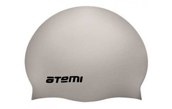 Шапочка для плавания Atemi TC408 тонкий силикон, серебро 600_380
