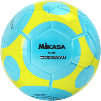 Мяч для пляжного футбола Mikasa BC450, р.5, голубо-желтый