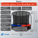 Батут (4,27м) Scholle Space Twin 14FT Space BR14FT Blue\Red 75_75