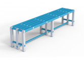 Скамья (вариант 8) 2000х376х450 мм AquaDom