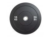 Диск бамперный 51мм, обрезиненный 15кг VictoryFit VF-D51150