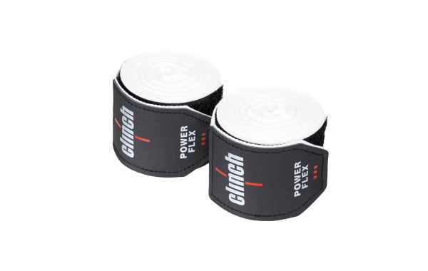 Бинты боксерские 255см Clinch Boxing Hand Wrap Power Flex C239 белый 600_380