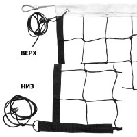 Сетка волейбольная Glav профи, нить D=3.5 мм, кевларовый трос 03.211