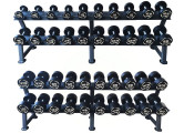 Комплект PVC гантелей 2,5-50кг (20пар) со стойками Fitex FTX-311.3