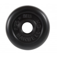 Диск обрезиненный d26мм MB Barbell MB-PltB26-1,25 1,25кг черный