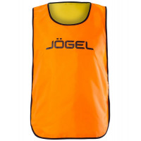 Манишка двухсторонняя Jögel Reversible Bib, детский, оранжевый\лаймовый