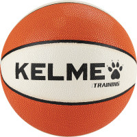 Мяч баскетбольный Kelme Hygroscopic 8102QU5004-133, р.6, 8 панелей, ПУ, бут.кам., бело-оранжево-черный