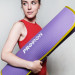 Коврик для йоги и фитнеса 183x66x1см NBR PROIRON К18610НФ фиолетовый 75_75