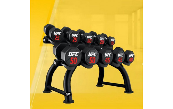 Уретановые гантели UFC Premium 28kg (пара) UFC UFC-DBPU-8318 600_380