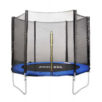 Батут c сеткой BaseFit TR-201 183 см, синий