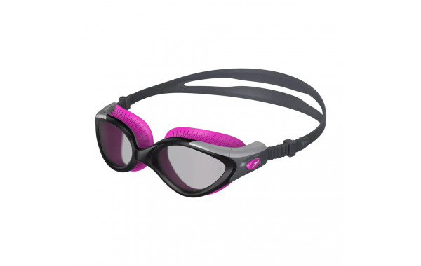 Очки для плавания Speedo Futura Biofuse Flexiseal, 8-11314B980A, дымчатые линзы, фиолеовая оправа 600_380