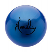 Мяч для художественной гимнастики d15 см Amely AGB-301 синий