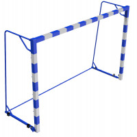 Ворота для гандбола и минифутбола (300х200х100см проф.труба 80х80мм) складные на колесиках DSAthletic