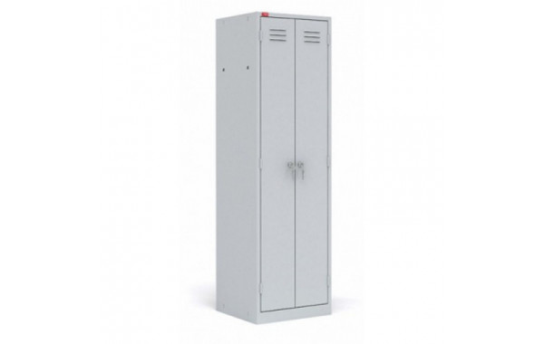 Шкаф металлический разборный 2-секционный для одежды СТ-22 1860x800x500мм (повышенной жесткости) 600_380