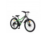 Велосипед 24" Stels Navigator 410 MD V010 Черный\Зеленый (EP-00005978) 054845
