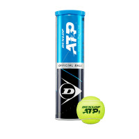Мяч теннисный Dunlop ATP Official 4B, 601314, уп.4ш, одобр. ITF, нат.резина,фетр.