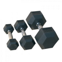 Гантель гексагональная обрезиненная Johns 12,5 кг 72014-12,5 чёрный