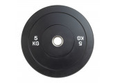 Диск бамперный 51мм, обрезиненный 5кг VictoryFit VF-D51050