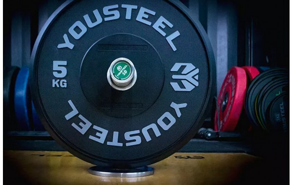 Диск 5кг YouSteel Training PRO черный 600_380