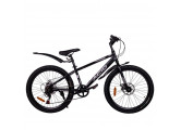 Велосипед 24" Acid F 430 D Black 053952 Flat\Silver