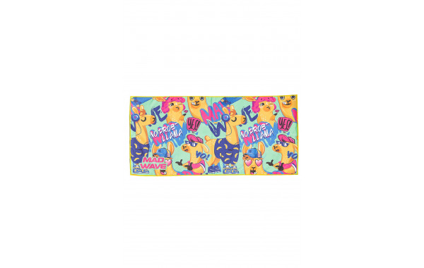 Полотенце из микрофибры Mad Wave Microfiber Towel LLAMA M0761 03 1 16W зеленый 600_380