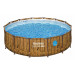Каркасный бассейн 427х107см, фильтр-насос, лестница, тент Bestway Splashview Pool 561JM 75_75