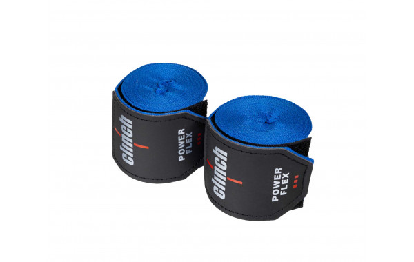 Бинты боксерские 255см Clinch Boxing Hand Wrap Power Flex C239 синий 600_380