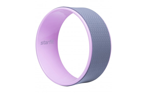 Колесо для йоги Star Fit d32см YW-101 розовый пастель\серый 600_380