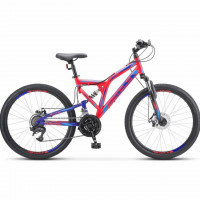 Велосипед 24" Stels Mustang MD V010 Красный неоновый\Синий (м) (LU095563) 048311