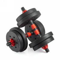 Гантели разборные с грифом, 10 кг (2 шт х 5 кг)  VictoryFit VF-DC100