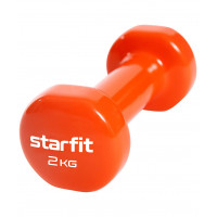 Гантель виниловая Star Fit DB-101 2 кг, оранжевый