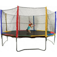 Батут Sundays Fitness Acrobat-D435 с сеткой 414408 разноцветный