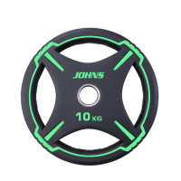 Диск Johns D50мм чёрно-эелёный 10 кг 91030 - 10BC