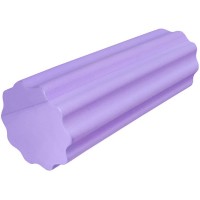 Ролик массажный для йоги Sportex 30х15см B31596 фиолетовый