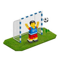 Стаканы с крышками под бетонирование профиль 80х80 Гимнаст 3.06.1